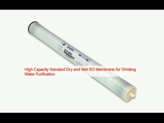 Membran RO standar berkapasitas tinggi kering dan basah untuk pemurnian air minum