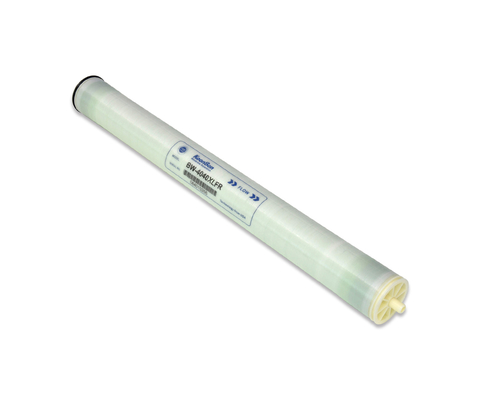 Permeat tinggi Spacer Feed tebal Membran air payau 4 Inch Ro Membran tahan debu