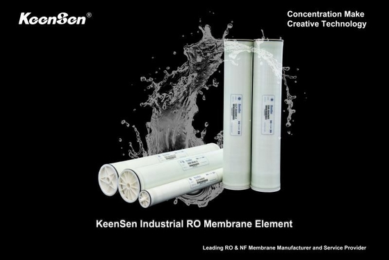 Desalinasi Air Laut SW-8040HF Membran Osmosis Balik Air Laut Penolakan Tinggi 99,80% dan Aliran Permeat Besar 9000GPD
